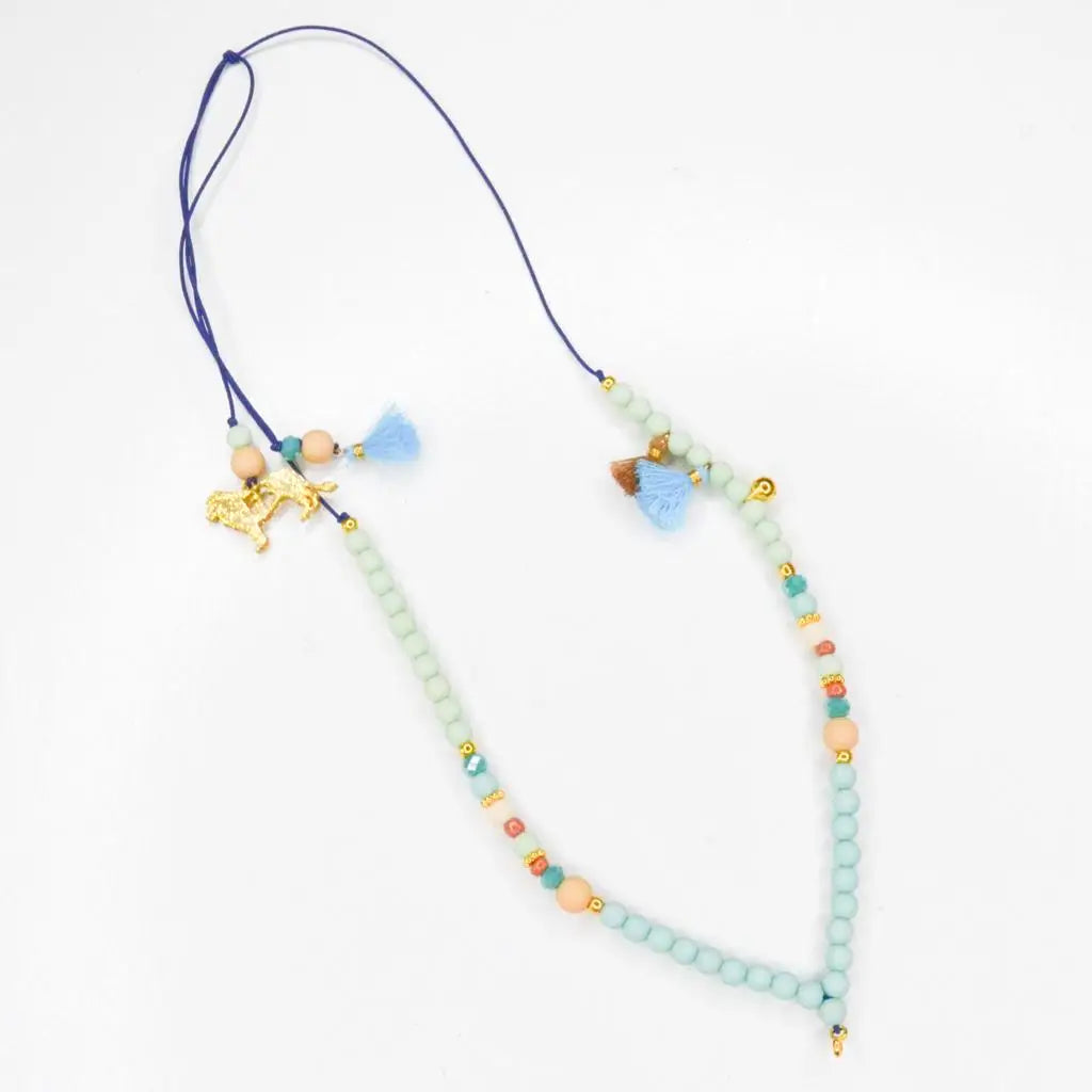 Kinderketting 'Cutest Catch' – Kinder Kralenketting met Kwastjes