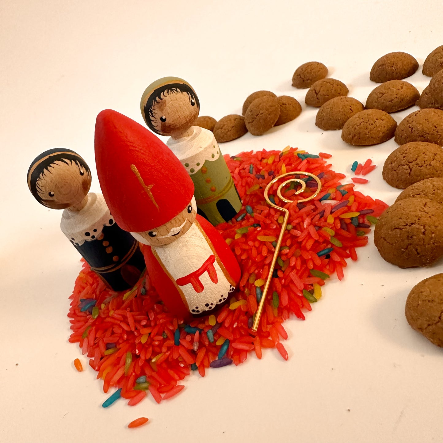 Pegdoll - Sint en pieten blauw/groen