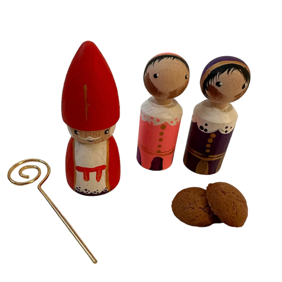 Pegdoll - Sint en pieten paars/roze