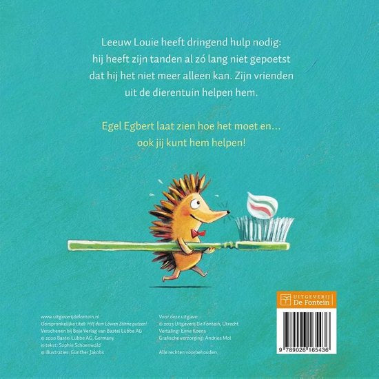 De grote tandenpoetshulp (kartonboek) - Sophie Schoenwald