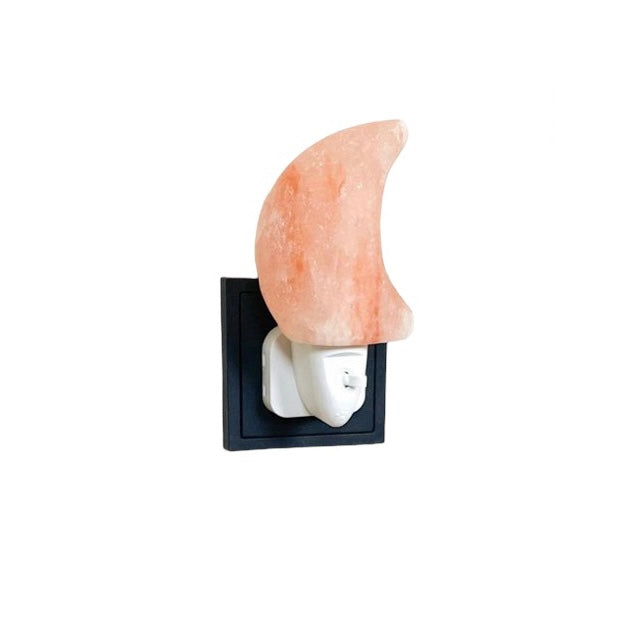 Himalaya zout nachtlampje maan oranje