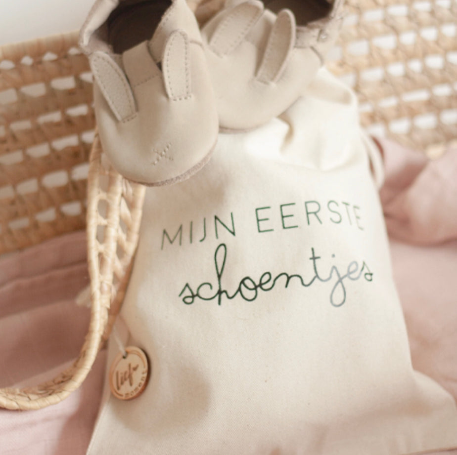 Bewaarzakje 'mijn eerste schoentjes'