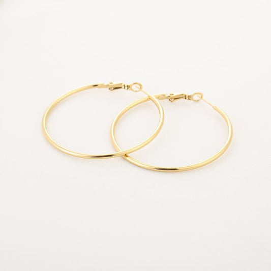 Creolen 4,8 cm - Goudkleurige Stainless Steel Oorbellen